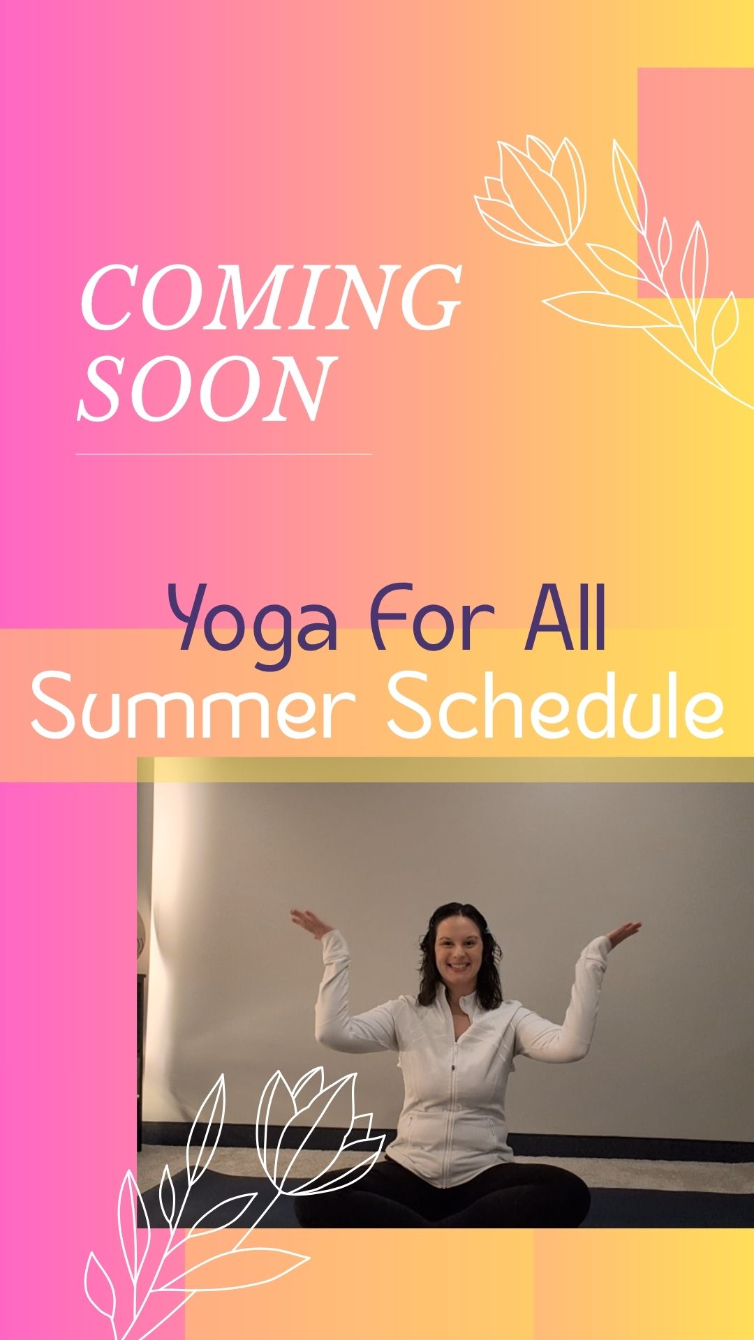 Two new summer classes starting Monday July 6, 2026